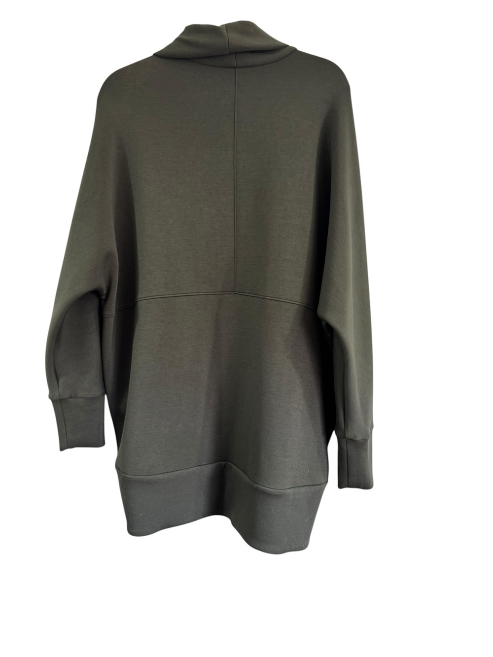SPANX Womens Air Essentials Cocoon Cardigan Wrap Pockets Green Dark Palm Sz M/L - Picture 3 of 11